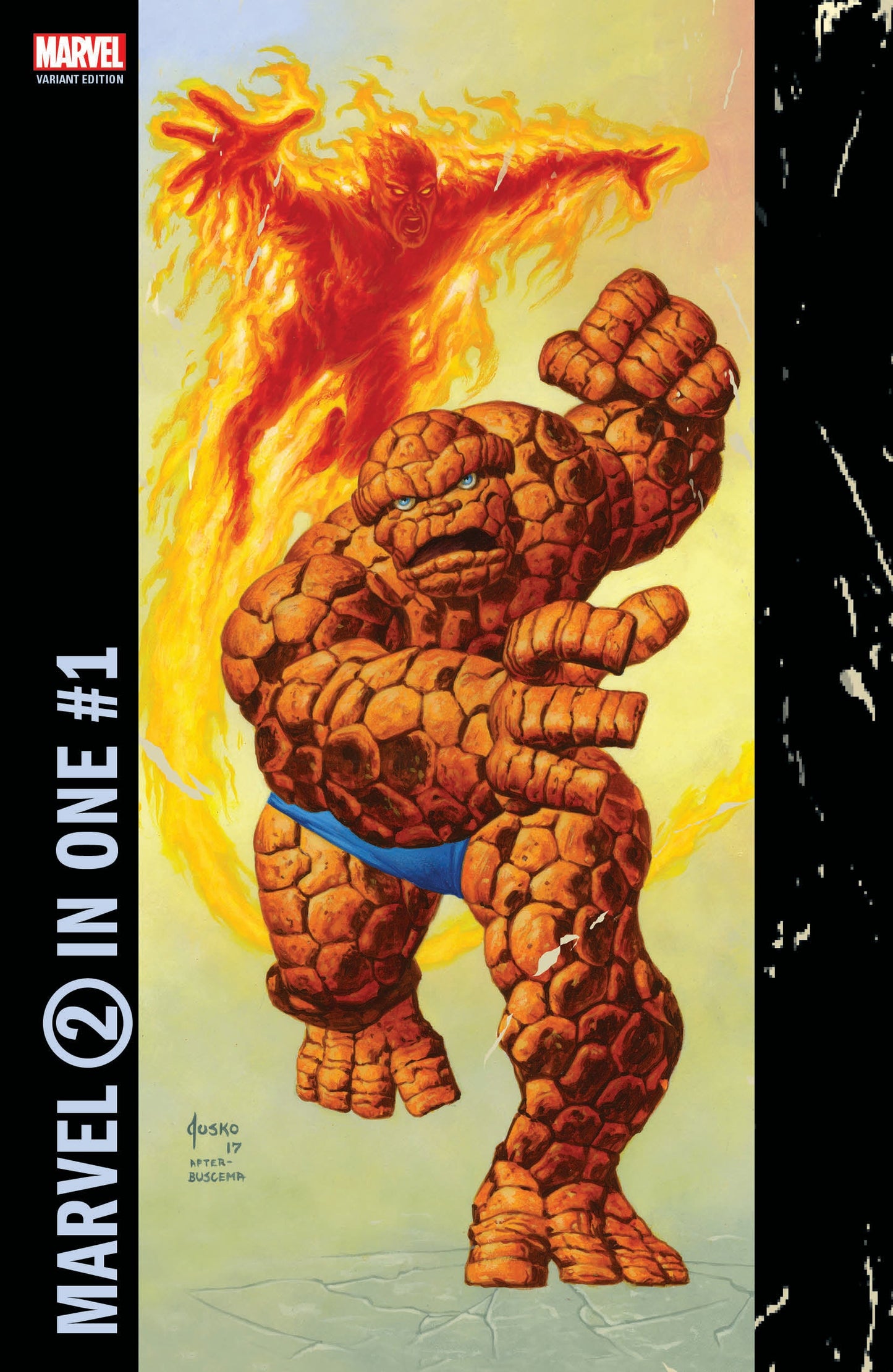 MARVEL 2 IN 1 TWO-IN-ONE #1 LEGACY SSCO JOE JUSKO CORNER BOX VARIANT 2017