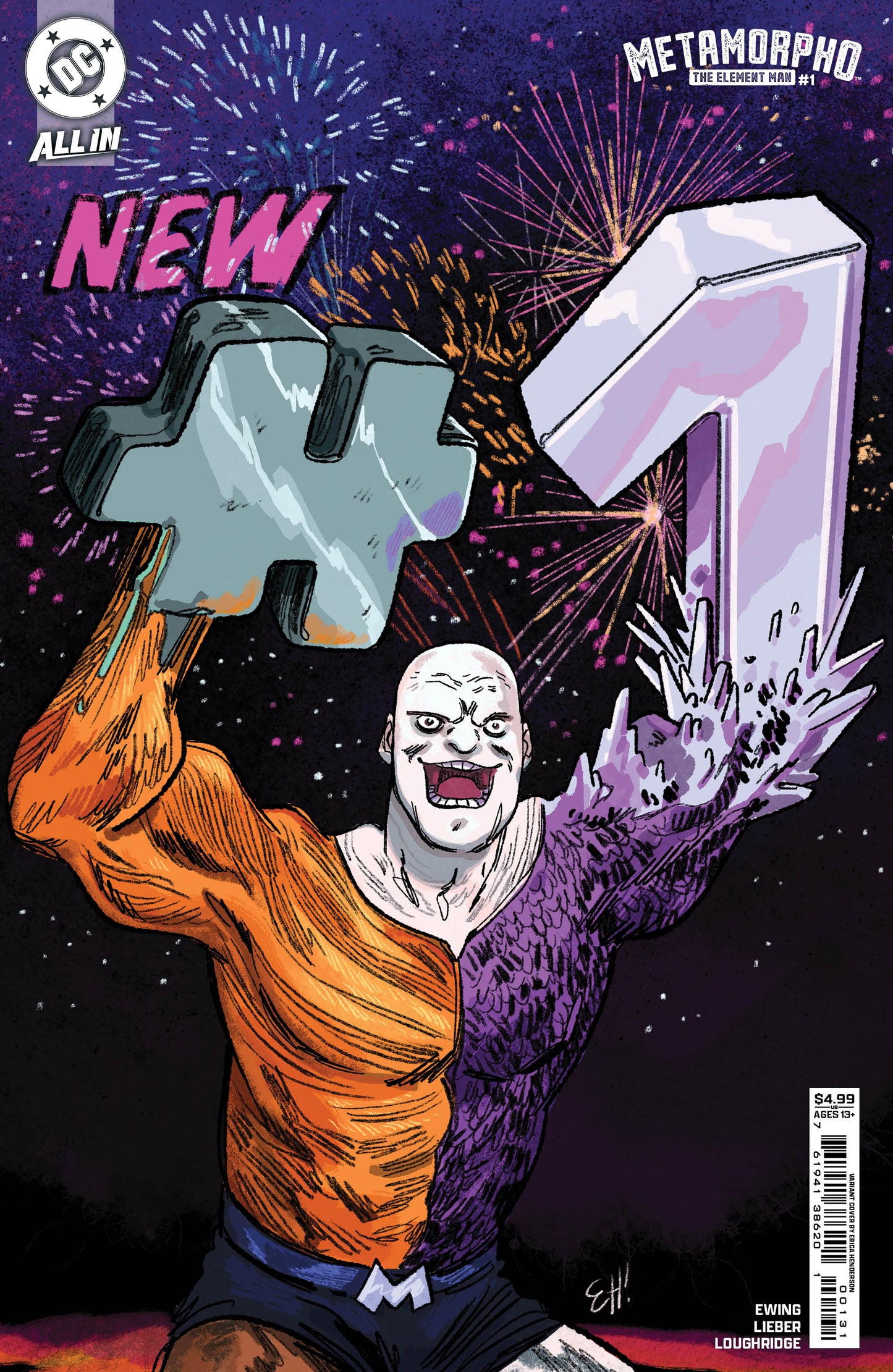 Metamorpho The Element Man #1 B Erica Henderson Variant (12/25/2024) Dc