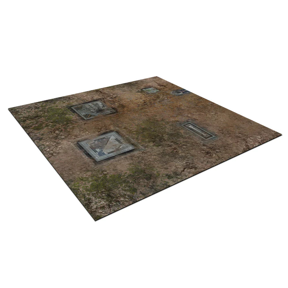 Terrain Crate Gaming Mat: Deadzone Sector 3 2' x 2' - Golden Apple Comics