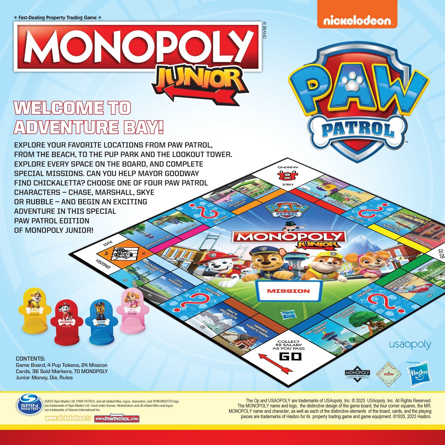 MONOPOLY JR®: PAW Patrol