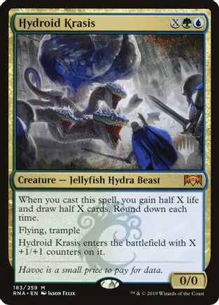 MTG: 183/259 Hydroid Krasis (ELD) (Promo)