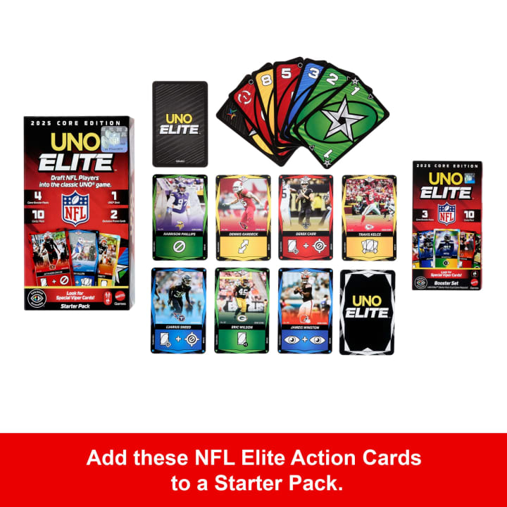 UNO: Elite NFL - 2025 Core Edition - Booster Set - Golden Apple Comics