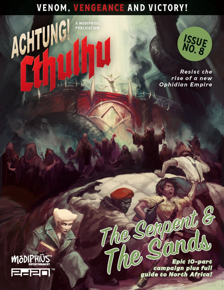 Achtung! Cthulhu 2d20: The Serpent and the Sands - Golden Apple Comics