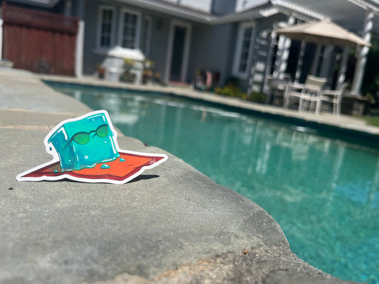 Metal Weave Games: Summer Cube Sticker