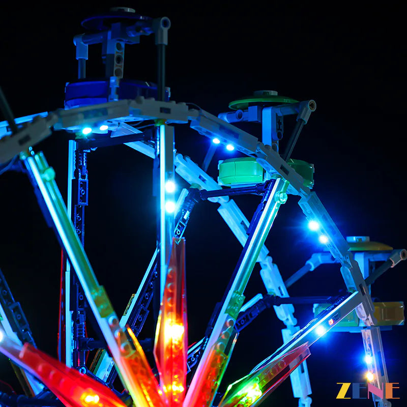 Light Kit for LEGO Ferris Wheel #10247 (Ver. 2)