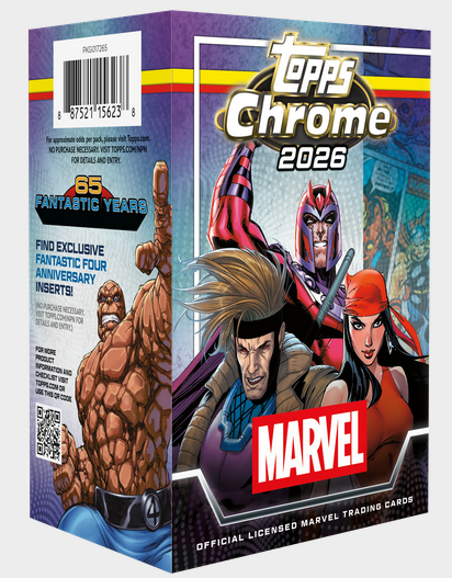 Marvel Comics 2026 Topps Chrome Value Box (07/01/2026)
