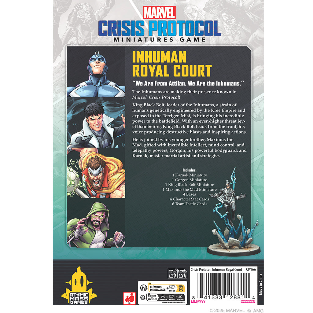 Marvel Crisis Protocol: Inhuman Royal Court Character Pack