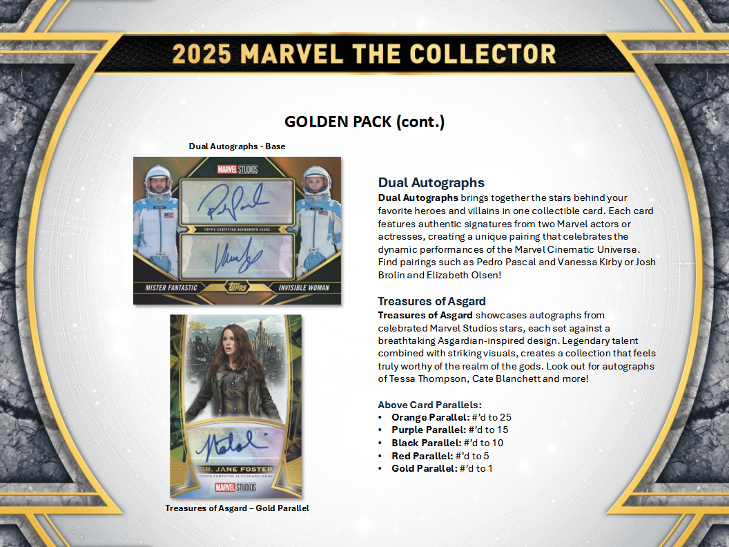 Marvel Trading Cards Topps The Collector Hobby Box (02/04/2026) - Golden Apple Comics