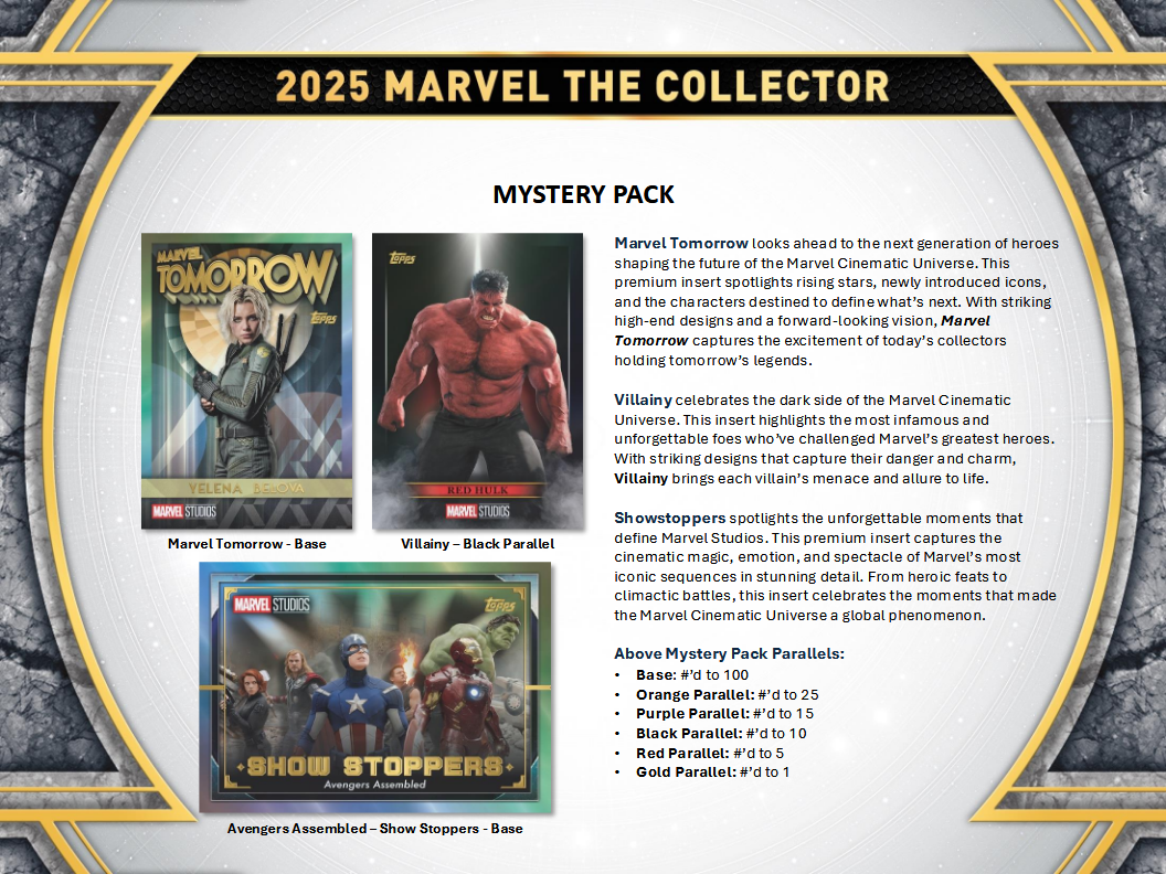 Marvel Trading Cards Topps The Collector Hobby Box (02/04/2026) - Golden Apple Comics