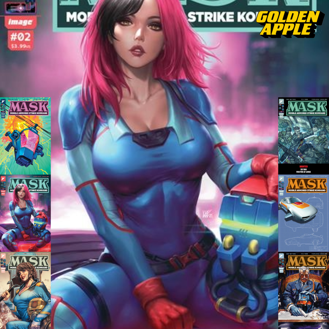 Mask #2 A2 Cover Set Of 7 1:25 1:50 1:100 (07/01/2026) Image - Golden Apple Comics