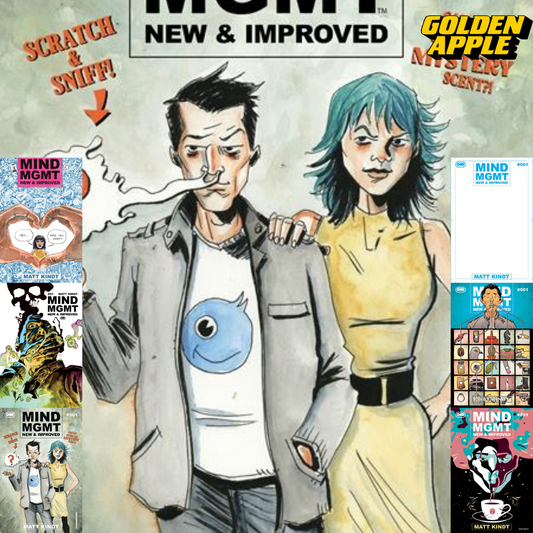 Mind Mgmt New & Improved #1 A1 Cover Set Of 6 1:100 1:250 (06/24/2026) Oni - Golden Apple Comics