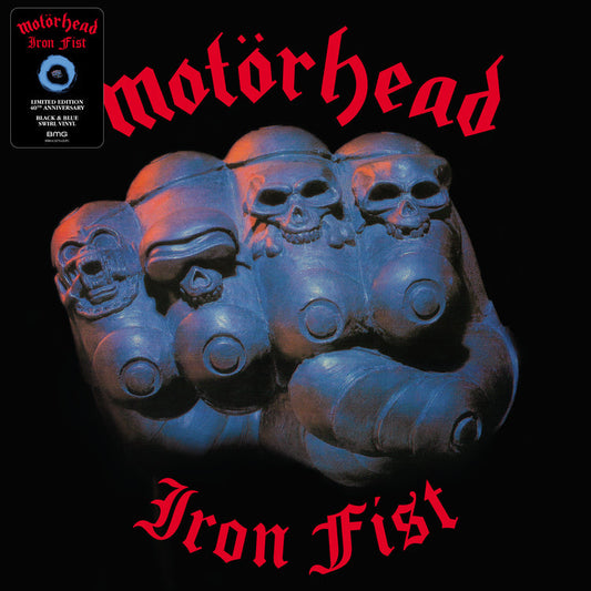 Motörhead Iron Fist (Black & Blue Swirl Vinyl) [Vinyl]