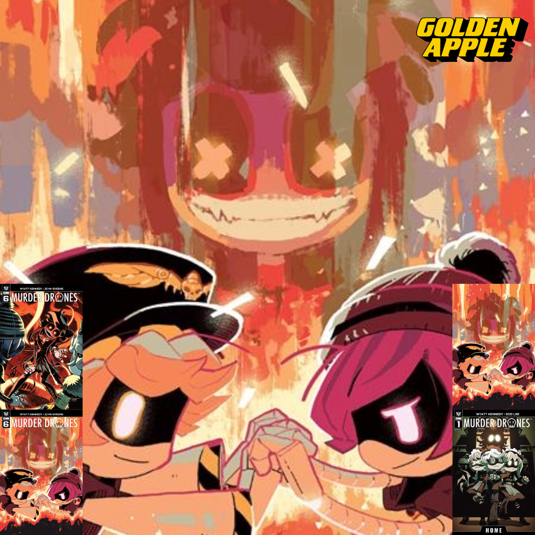 Murder Drones #6 (Of 6) A1 Cover Set Of 4 1:10 1:20 (07/29/2026) Oni - Golden Apple Comics