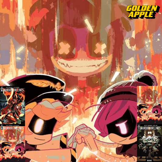 Murder Drones #6 (Of 6) A1 Cover Set Of 4 1:10 1:20 (07/29/2026) Oni - Golden Apple Comics