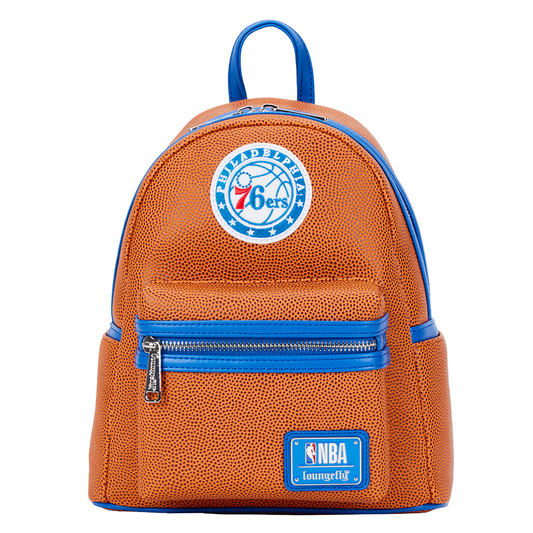 Loungefly: NBA Philly 76ers Basketball Mini Backpack