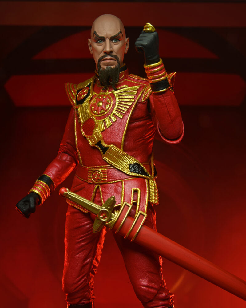 NECA Action Figure: Flash Gordon - Ultimate Ming - Red Military Outfit
