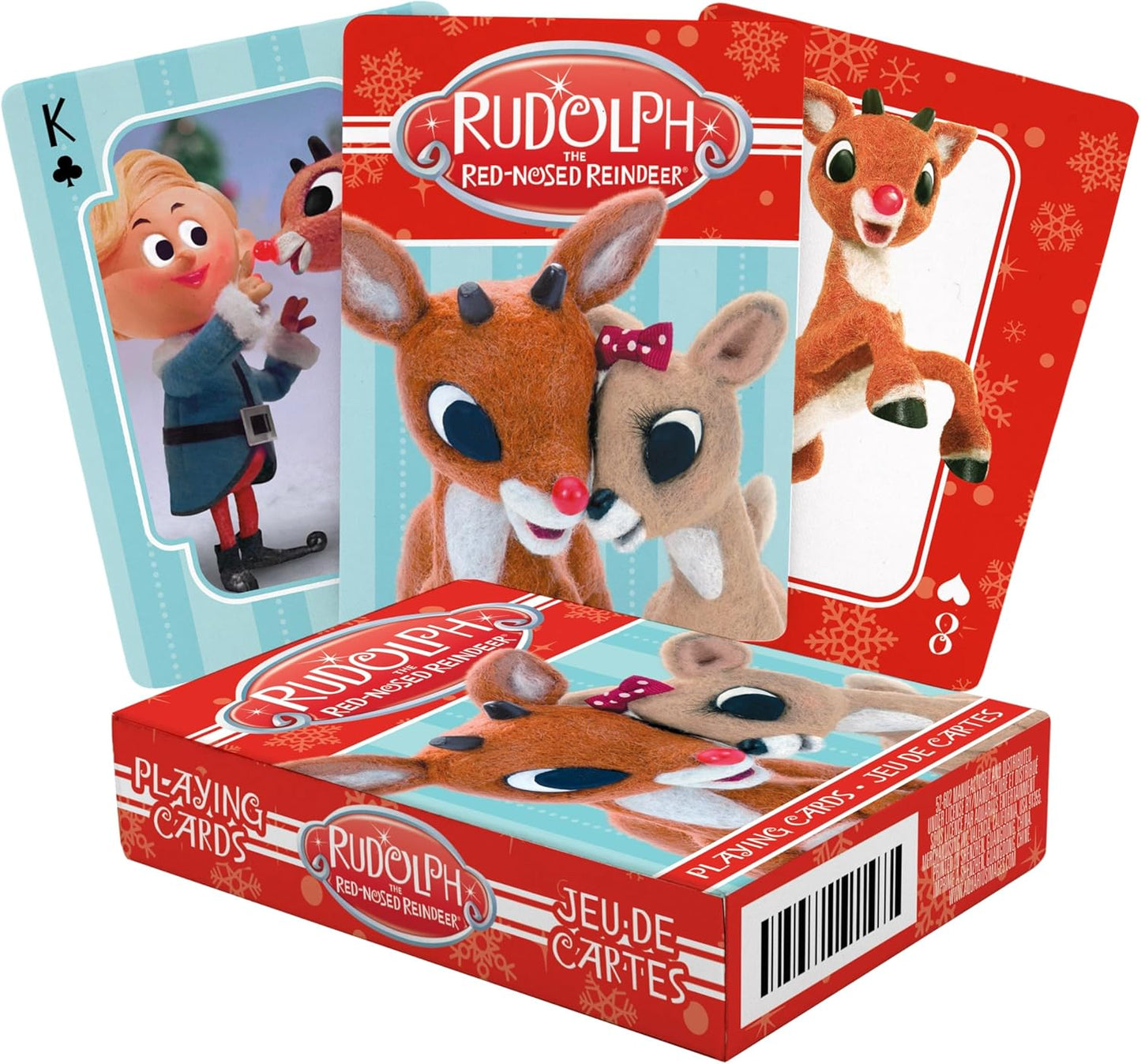Aquarius Playing Cards: Rudolph The Red Nosed Reindeer - Golden Apple Comics