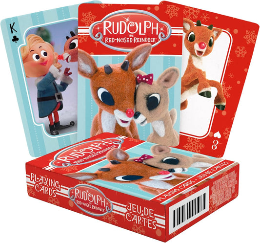 Aquarius Playing Cards: Rudolph The Red Nosed Reindeer - Golden Apple Comics