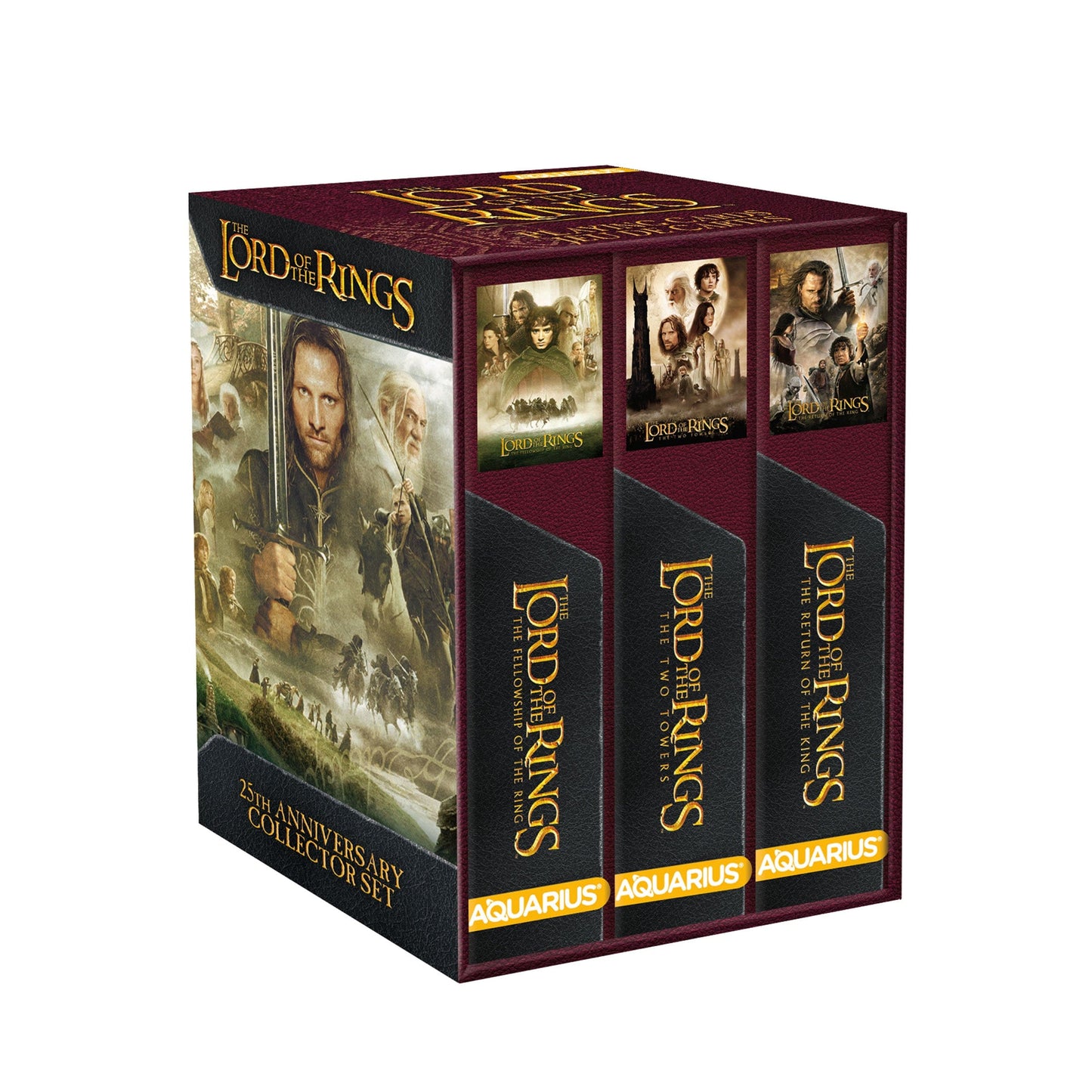Aquarius Playing Cards: Premium Playing Cards - Lord of the Rings - 25th Anniversary Collector Set (3) - Golden Apple Comics