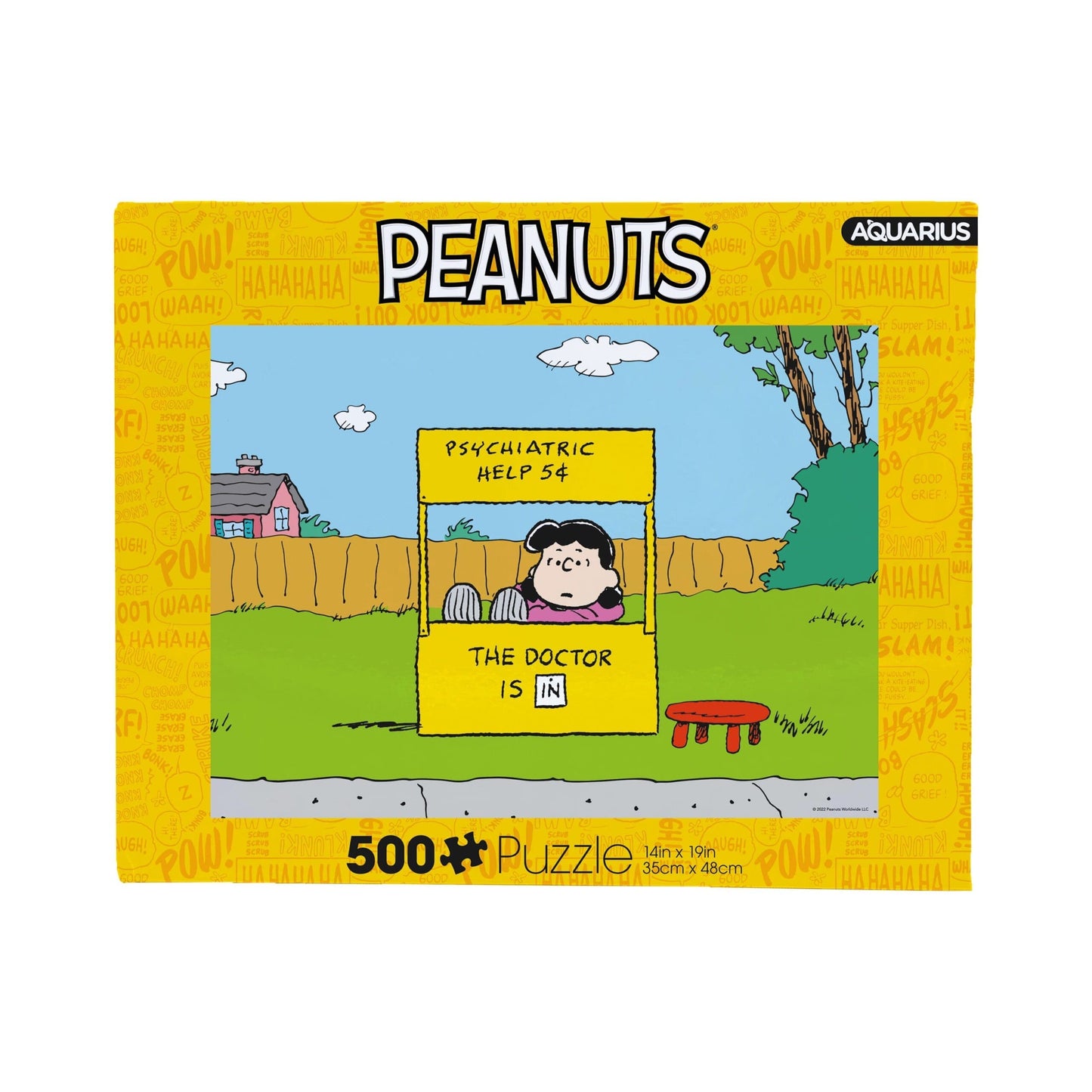 Aquarius Puzzles: Peanuts - Lucy - Doctor is In - Golden Apple Comics