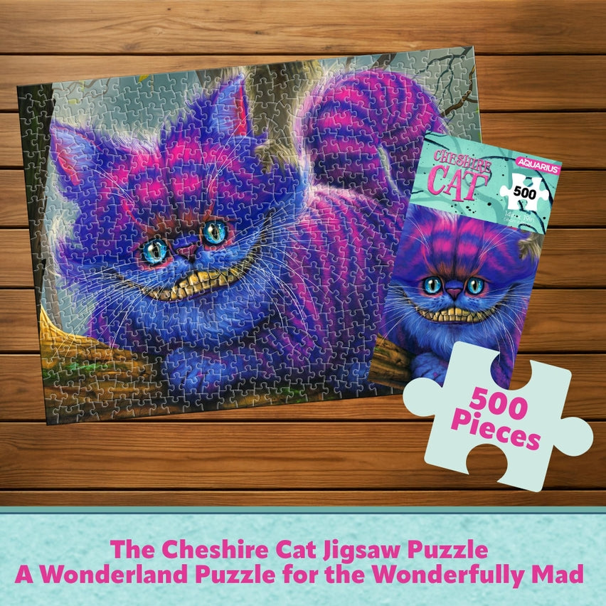 Aquarius Puzzles: Alice in Wonderland - Cheshire Cat - Golden Apple Comics