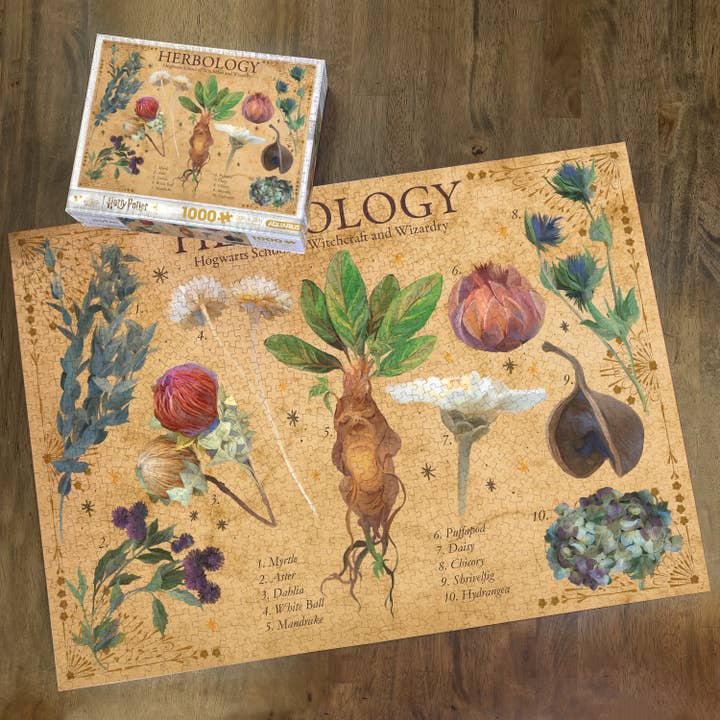 Aquarius Puzzles: Harry Potter - Herbology - Golden Apple Comics