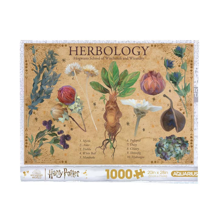 Aquarius Puzzles: Harry Potter - Herbology - Golden Apple Comics