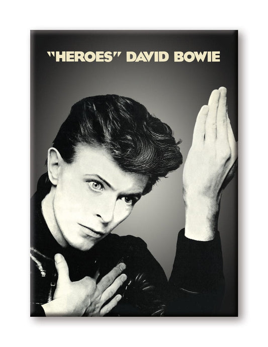 Aquarius Magnets: Flat Magnet - David Bowie - Heroes - Golden Apple Comics