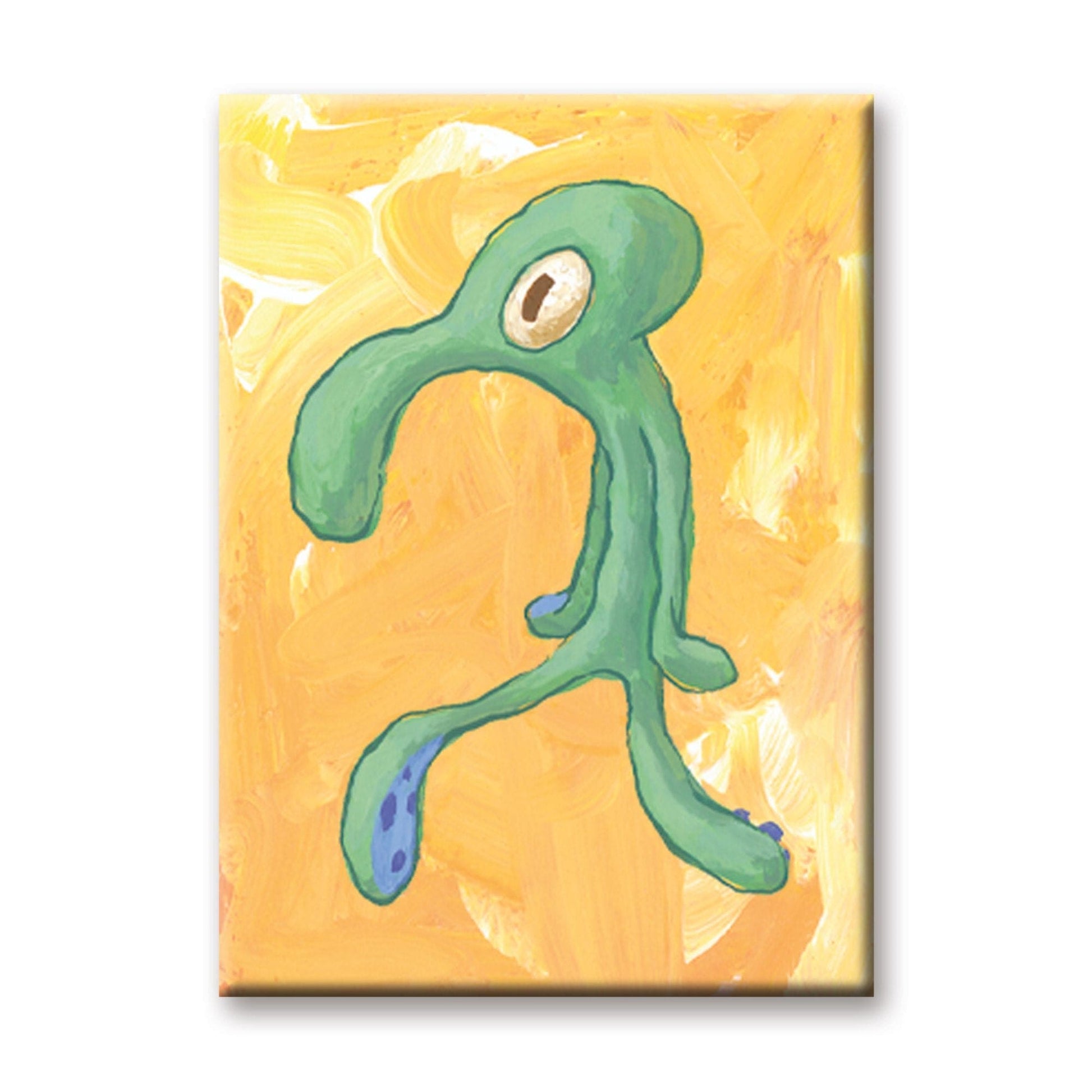 Aquarius Magnets: Flat Magnet - SpongeBob SquarePants - Squidward - Bold and Brash - Golden Apple Comics