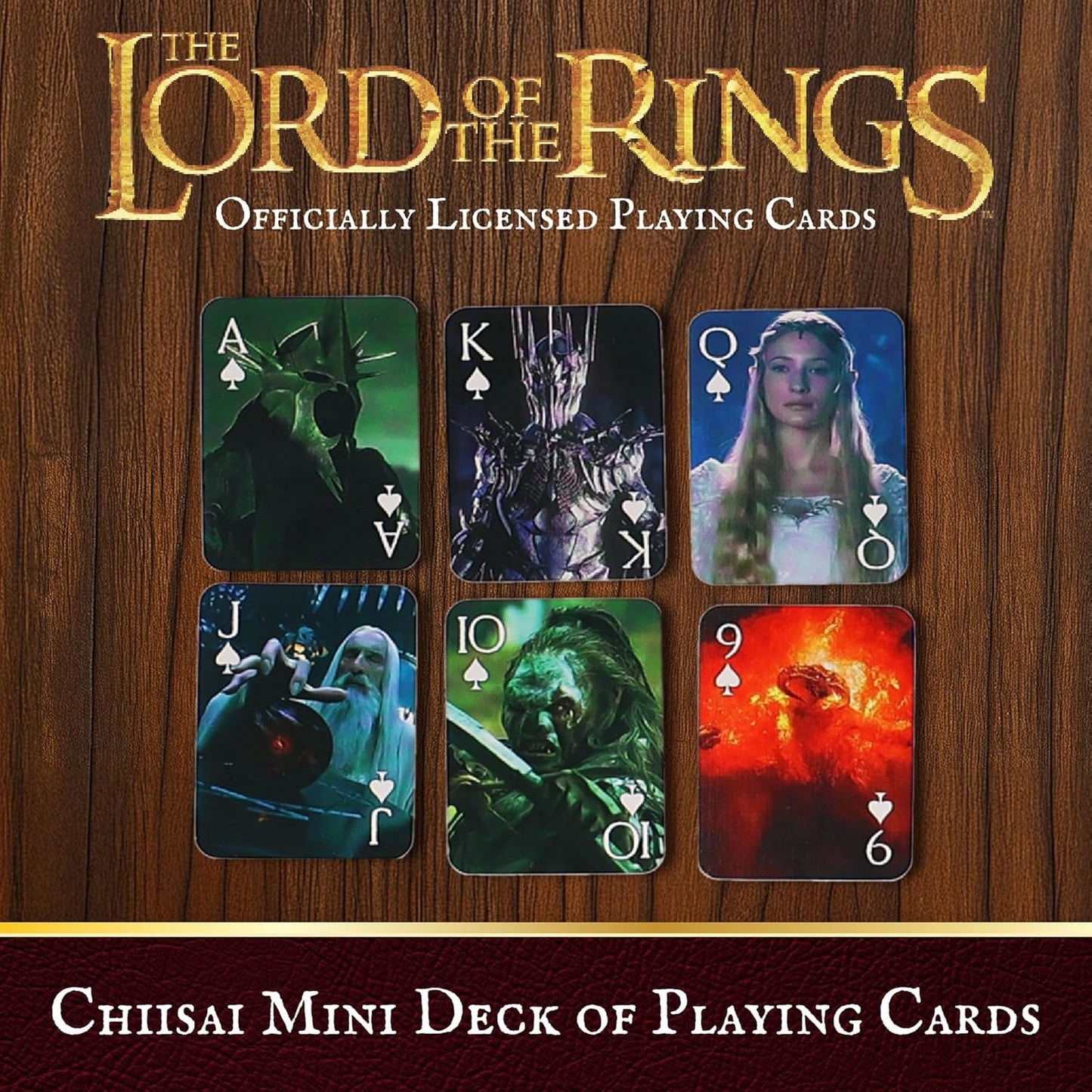 Aquarius Playing Cards: Mini Playing Cards - Chiisai - Lord of the Rings - Golden Apple Comics