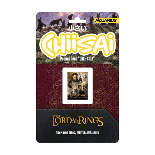 Aquarius Playing Cards: Mini Playing Cards - Chiisai - Lord of the Rings - Golden Apple Comics
