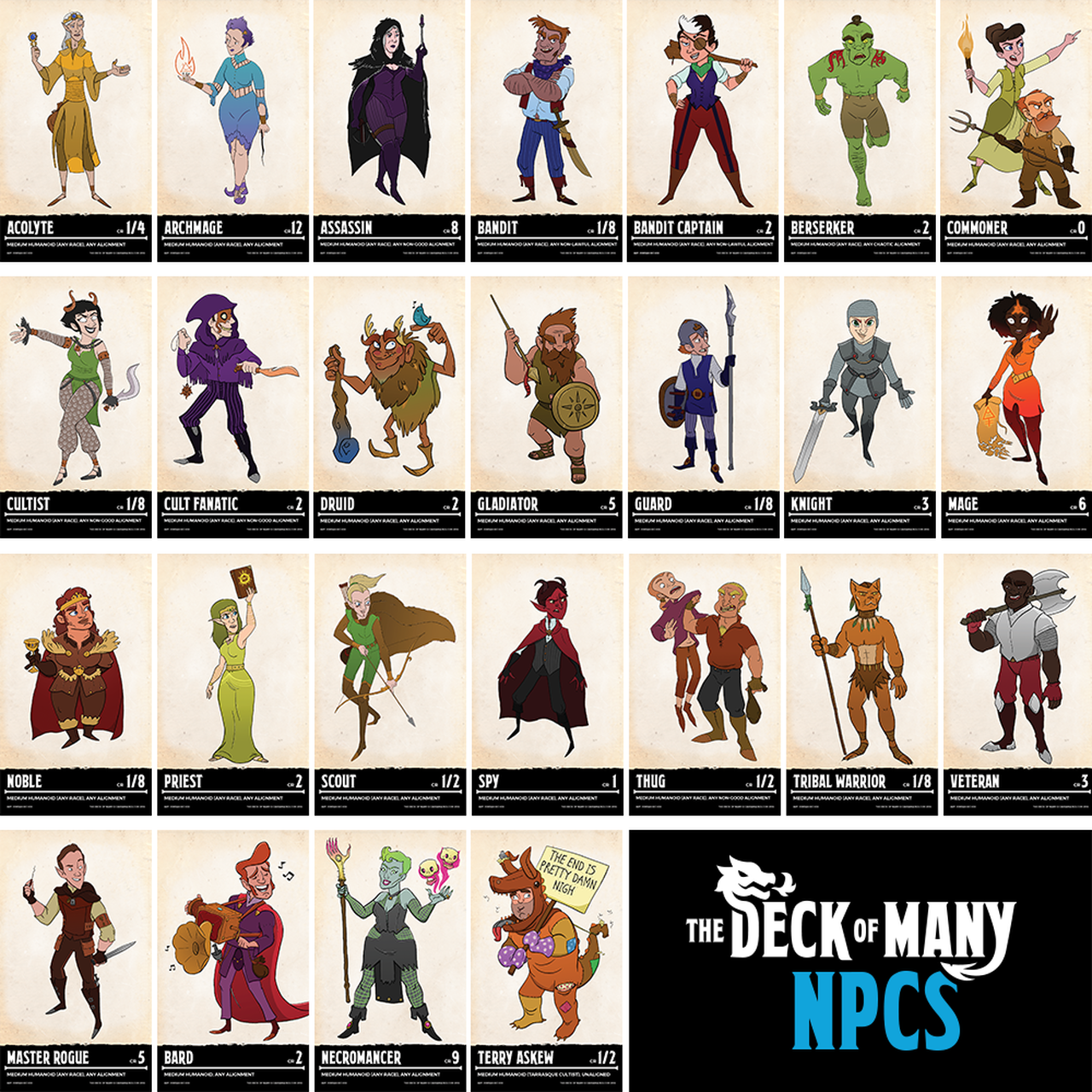 The Deck of Many: NPCS