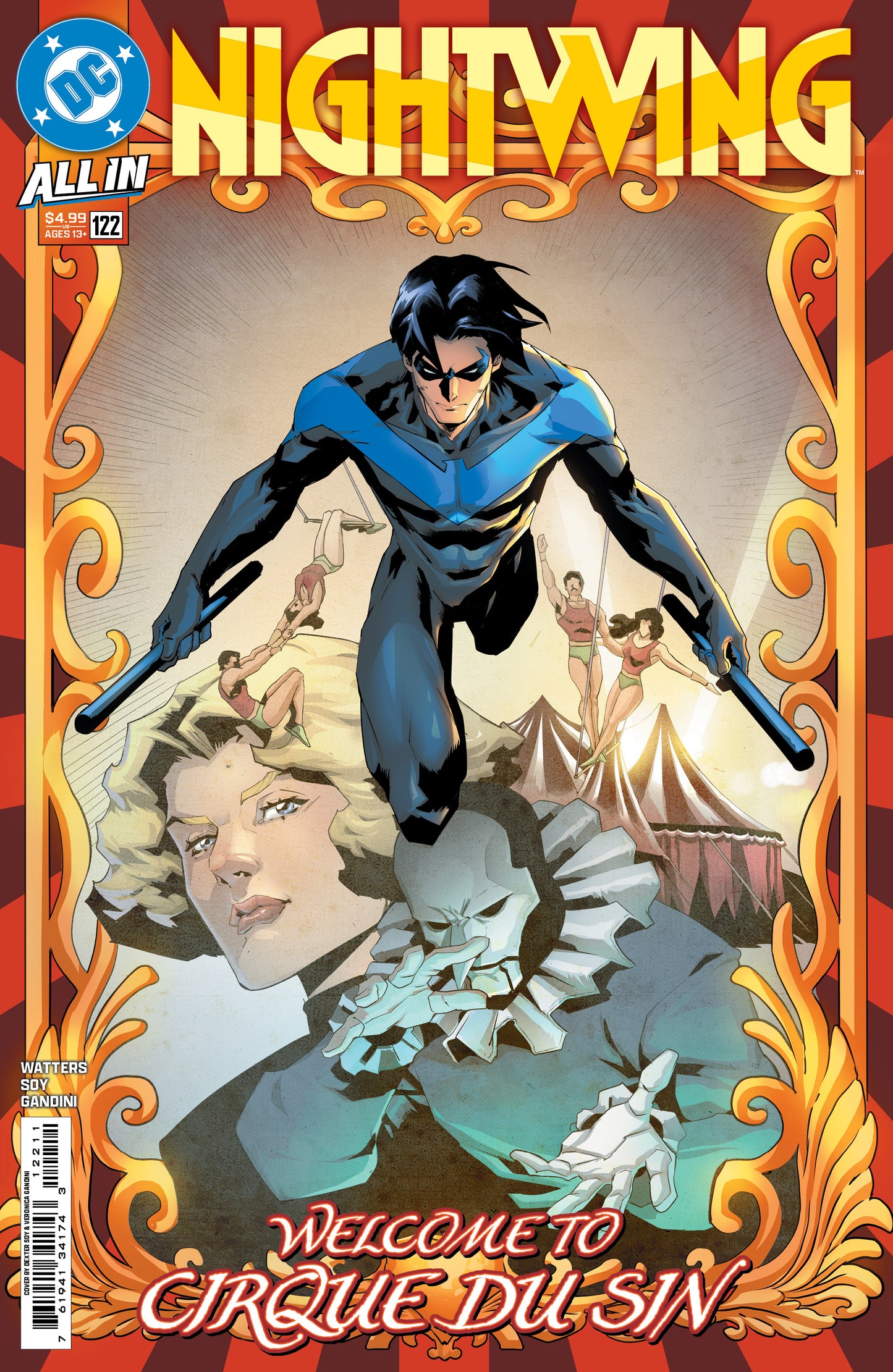 Nightwing #122 A Dexter Soy Dan Watters (01/15/2025) Dc