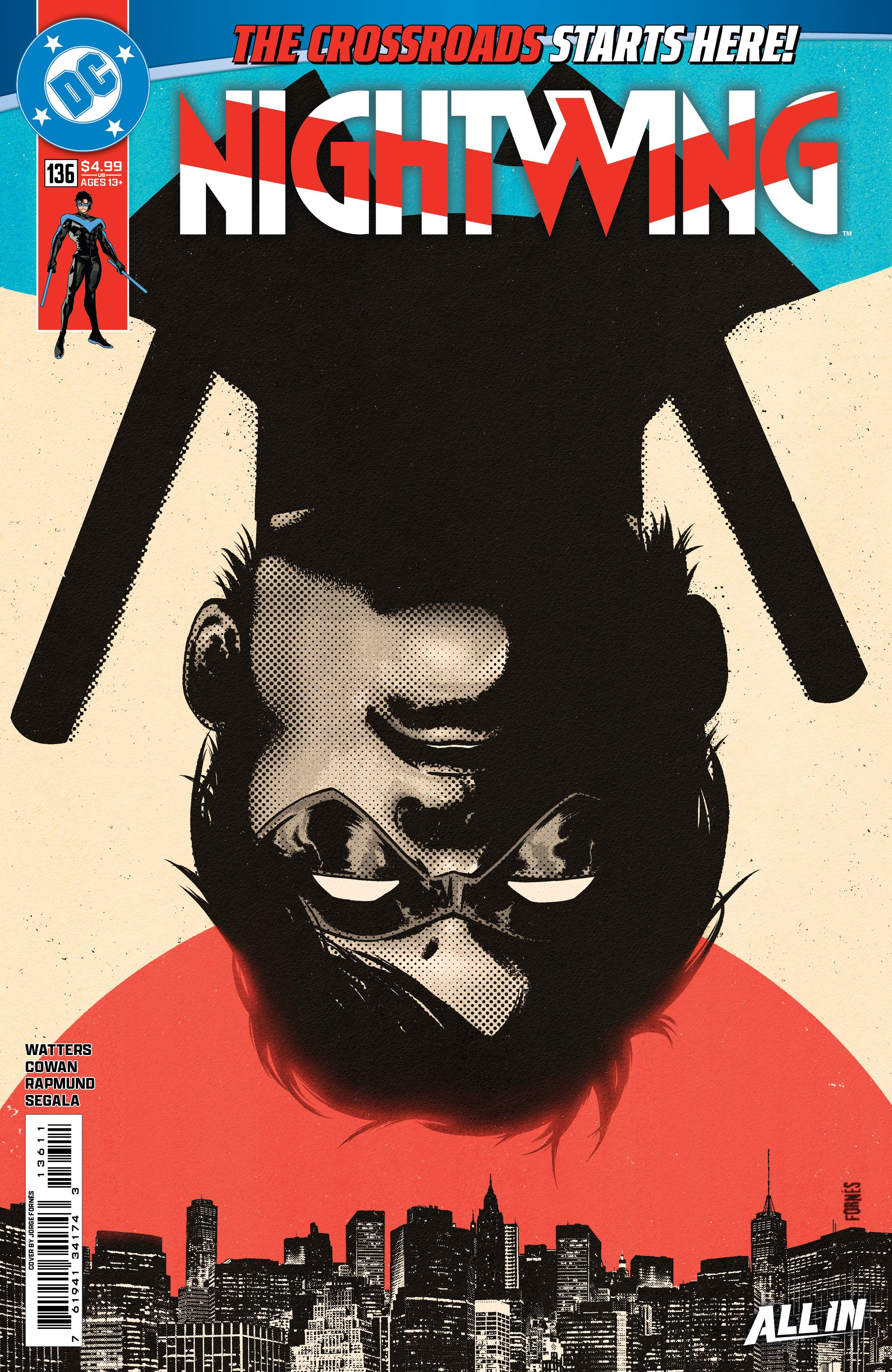 Nightwing #136 A Jorge Fornes (03/18/2026) Dc