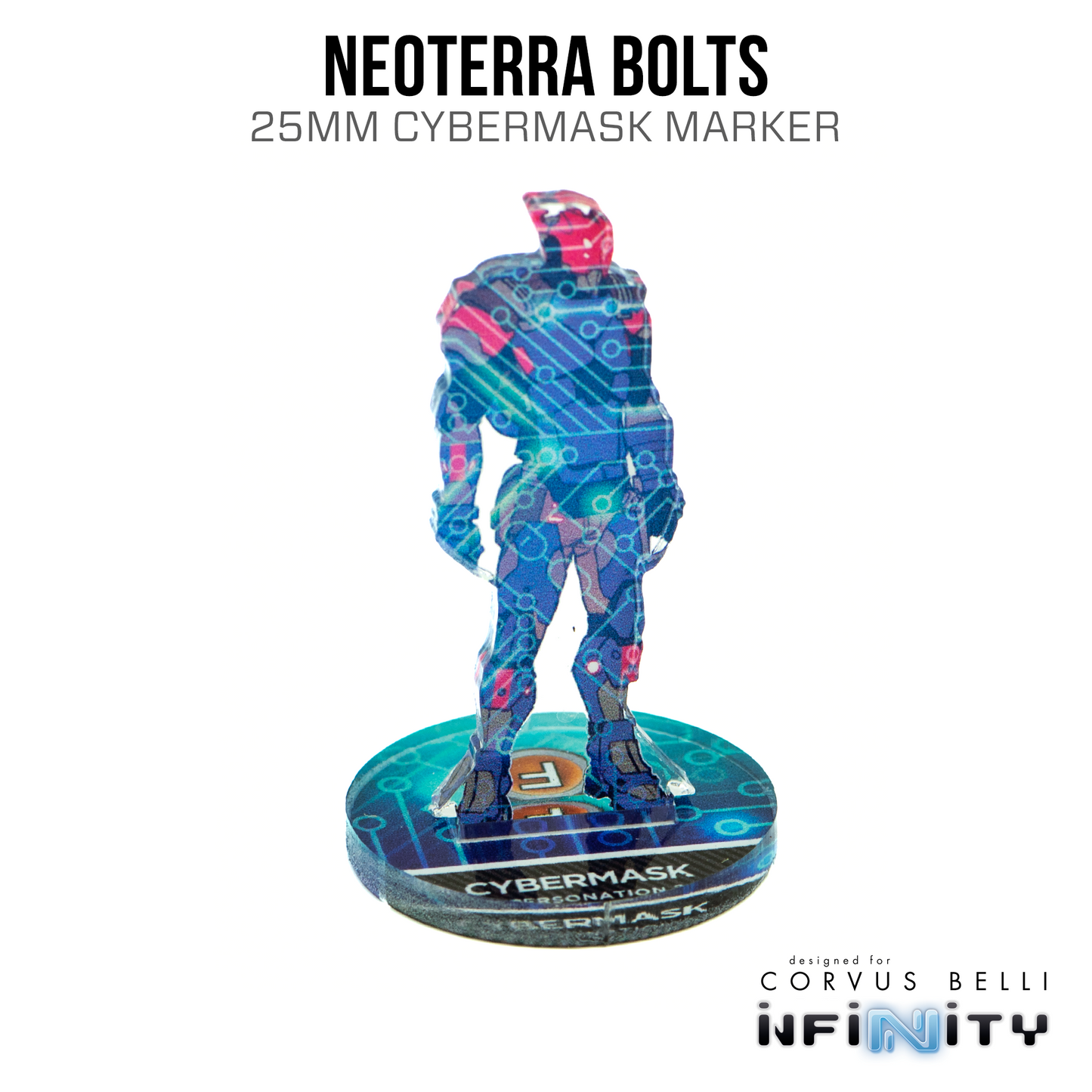 Infinity 3D Markers: Neoterra Bolts (25mm Cybermask) - Golden Apple Comics