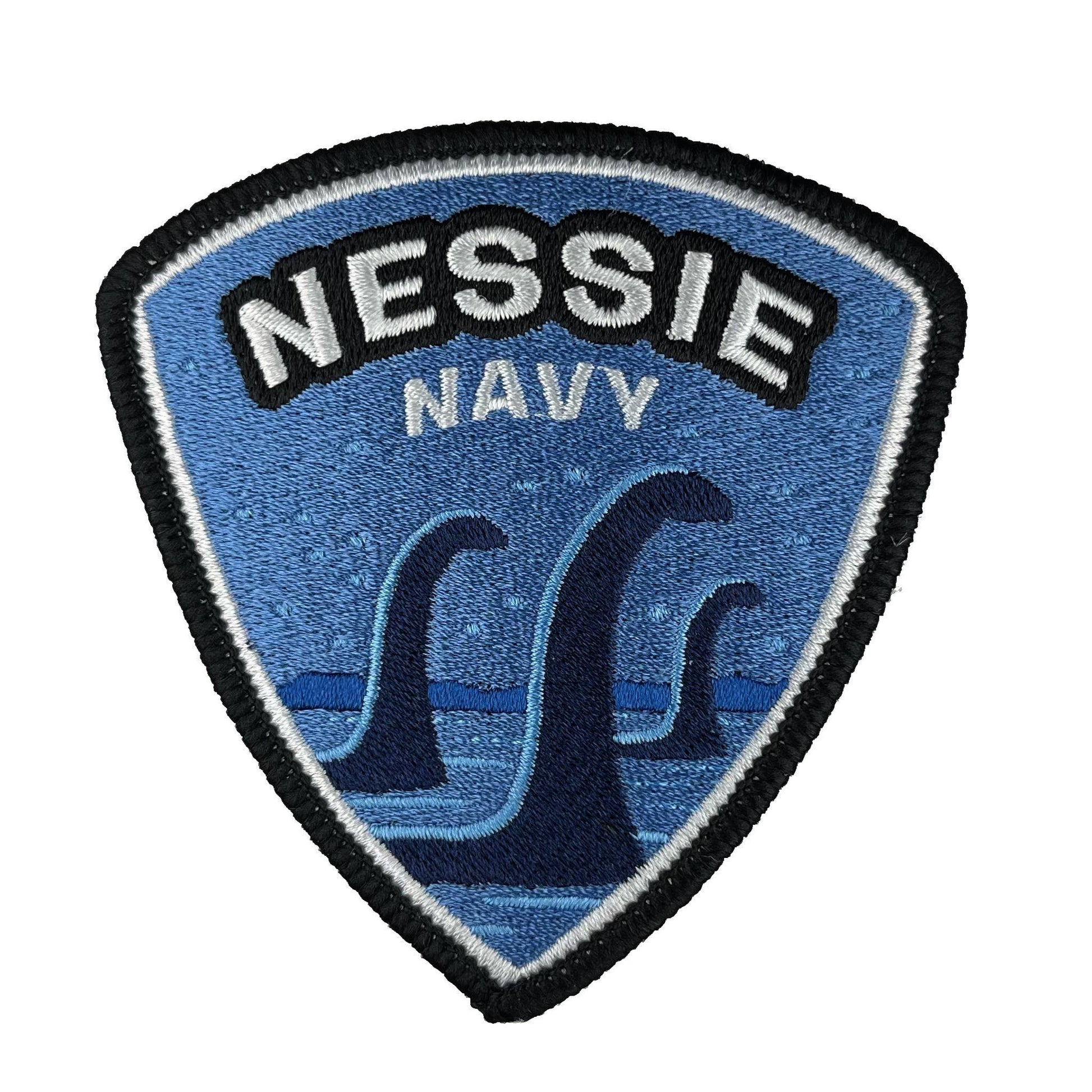 Nessie Navy Embroidered Patch: Iron-on - Golden Apple Comics