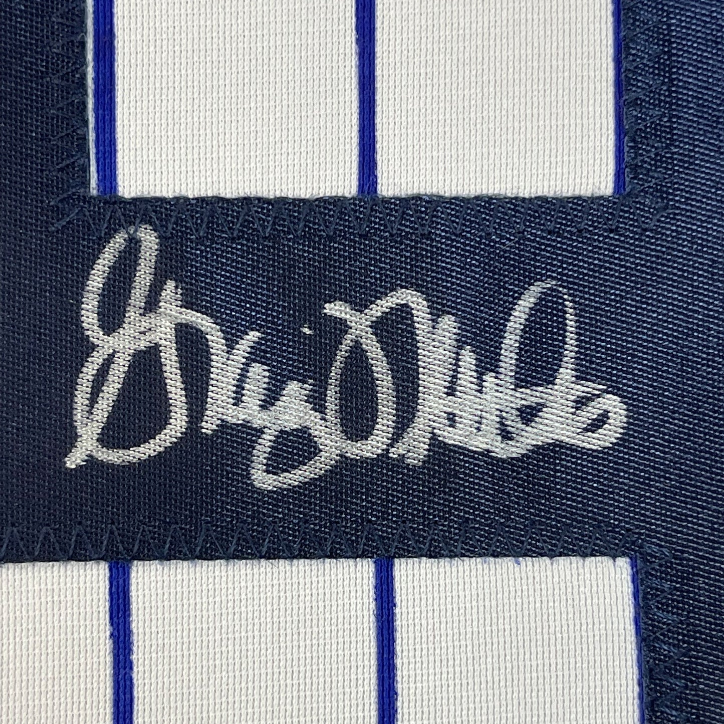 Framed Autographed/Signed Graig Nettles 35x39 New York Pinstripe Baseball Jersey JSA COA