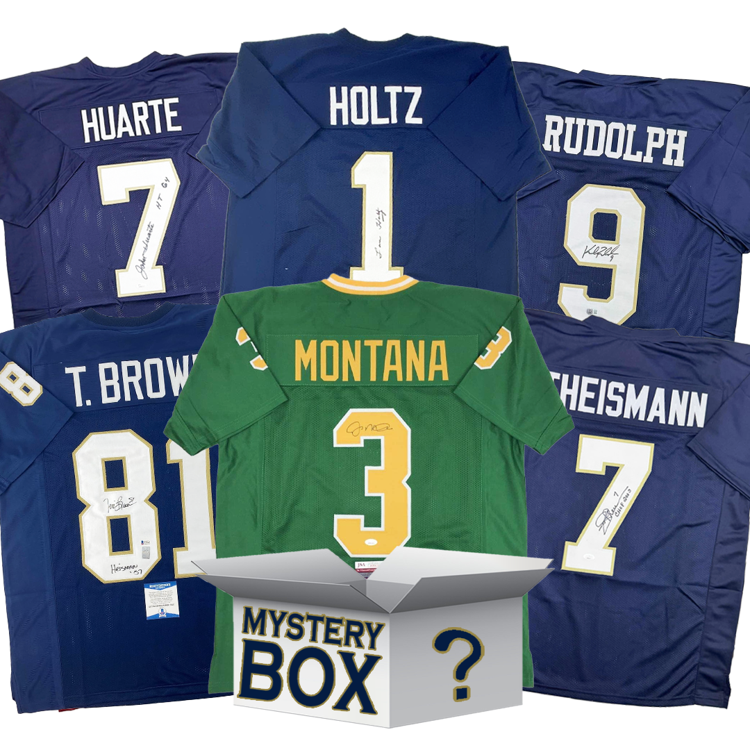 Autographed/Signed Notre Dame College Football Jersey Mystery Box with PSA JSA or Beckett COA - Golden Apple Comics