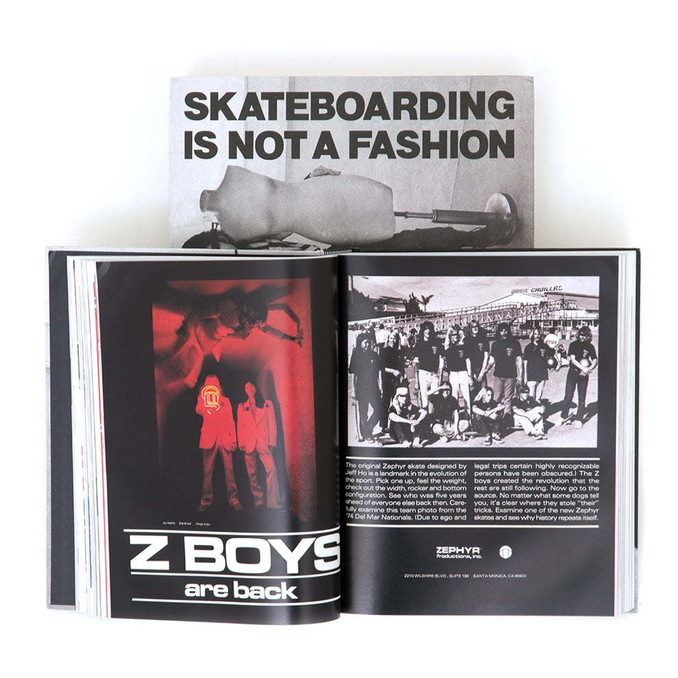 SKATEBOARDING IS NOT A FASHION: Illustrated History of Skateboard Apparel Hardcover Book