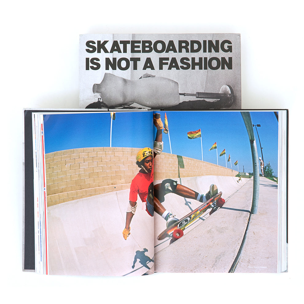 SKATEBOARDING IS NOT A FASHION: Illustrated History of Skateboard Apparel Hardcover Book