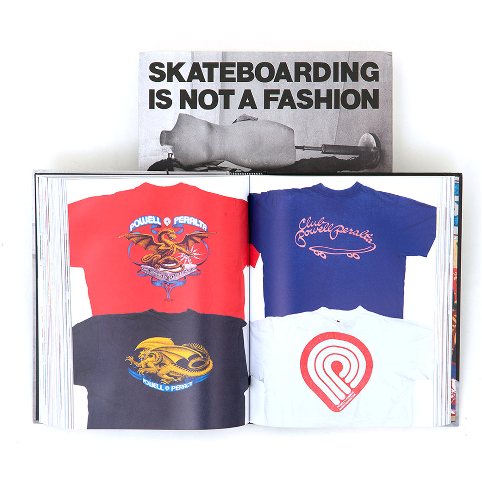 SKATEBOARDING IS NOT A FASHION: Illustrated History of Skateboard Apparel Hardcover Book