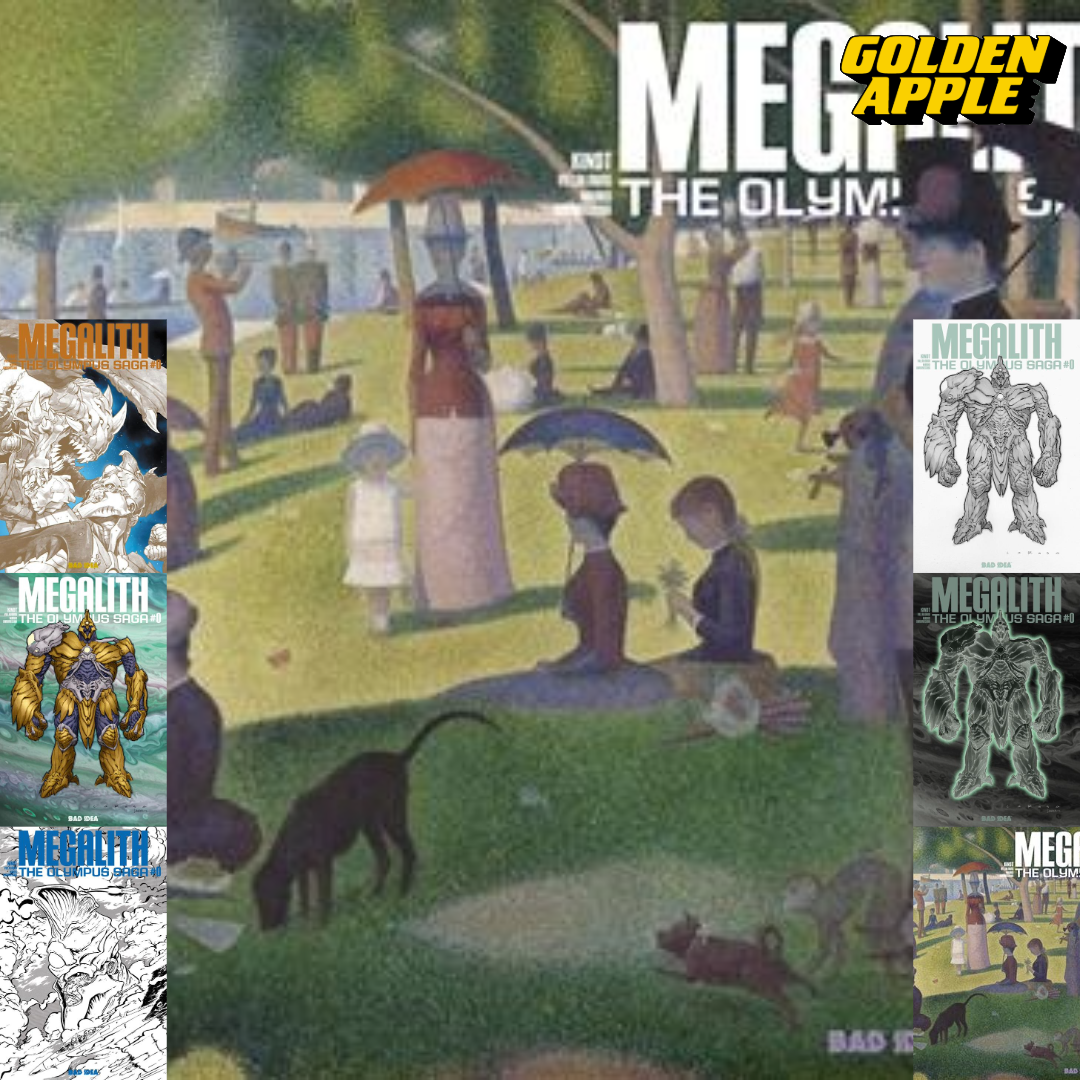 Olympus Saga Megalith #0 (Of 4) A1 Cover Set Of 6 1:20 1:50 (07/15/2026) Bad Idea - Golden Apple Comics