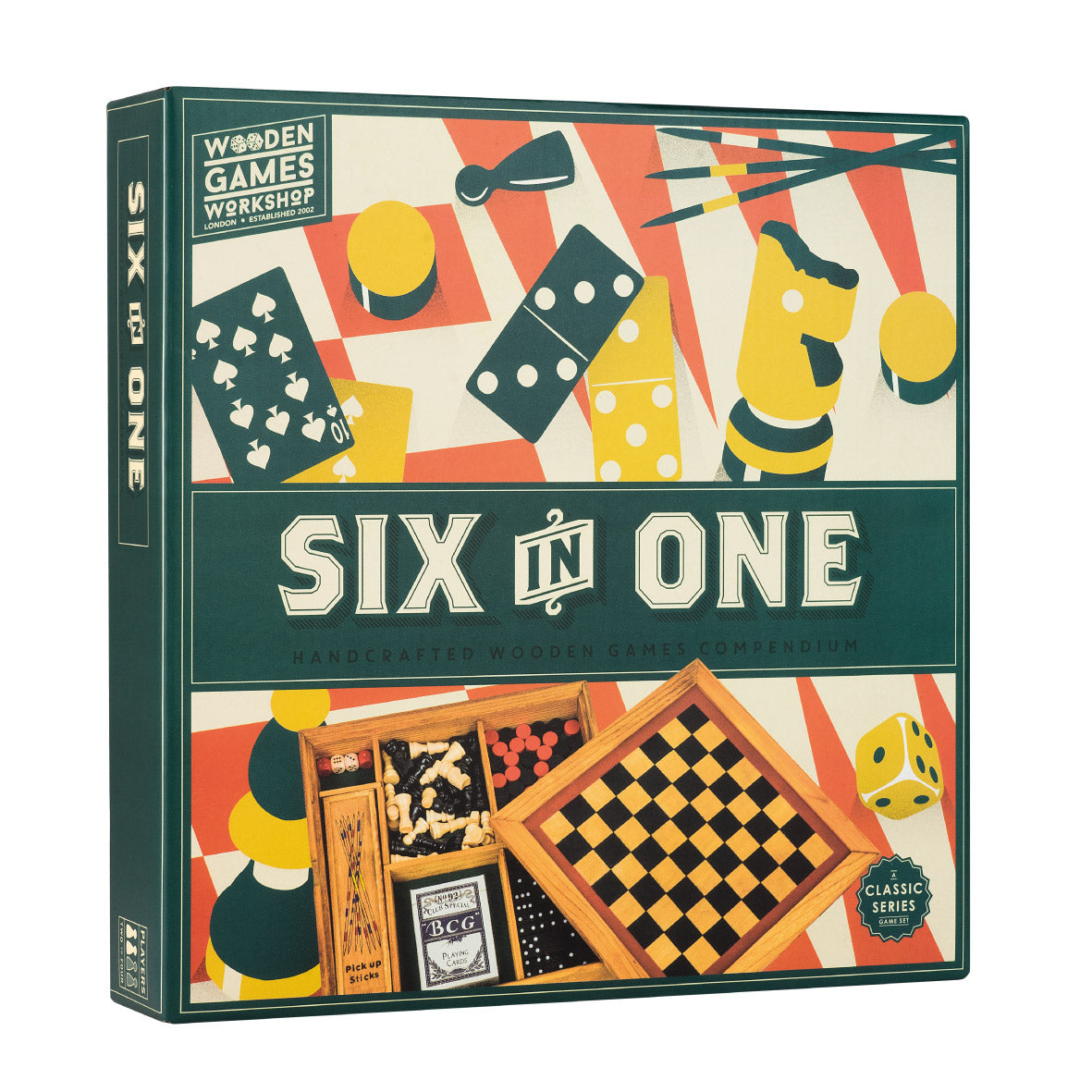 Professor Puzzle: Wooden Games Workshop - Six in One Game Compendium
