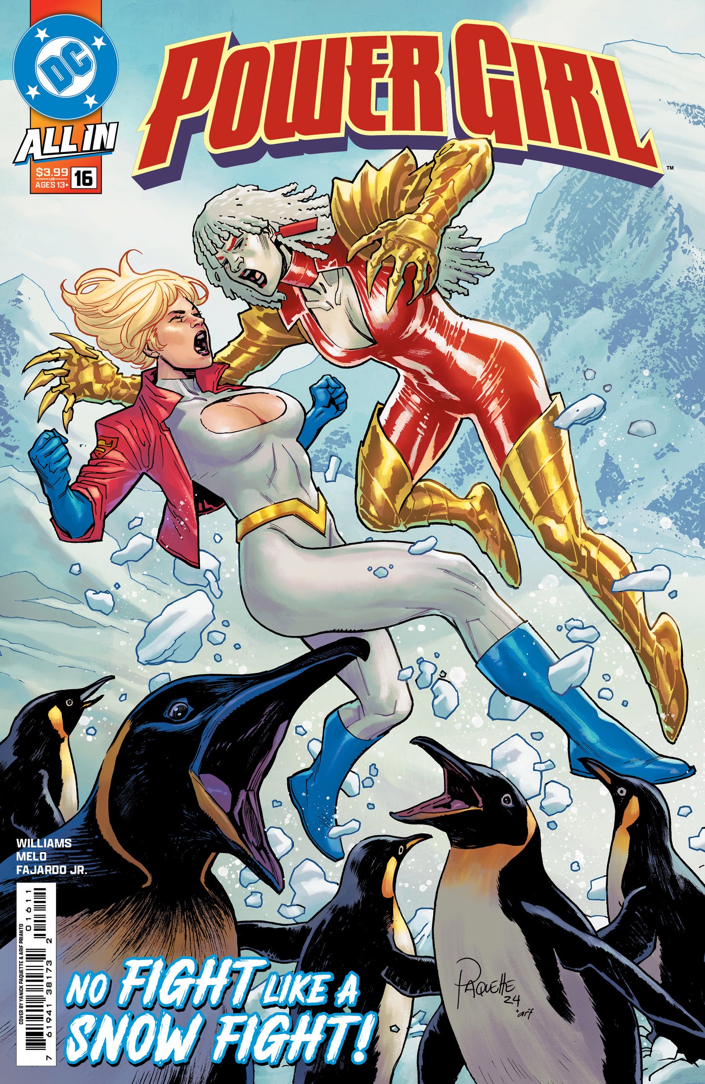 Power Girl #16 A Yanick Paquette Leah Williams (12/25/2024) Dc