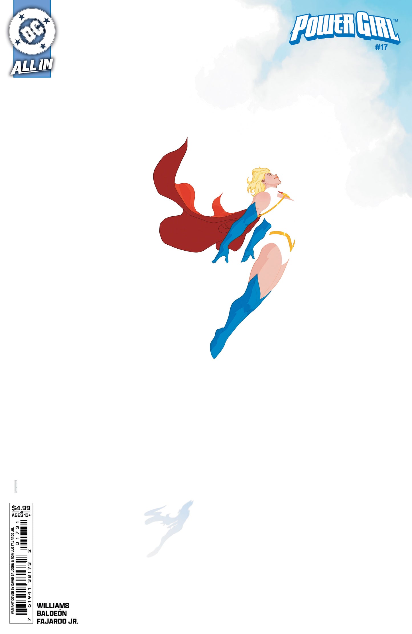 Power Girl #17 B David Baldeon Variant (01/22/2025) Dc