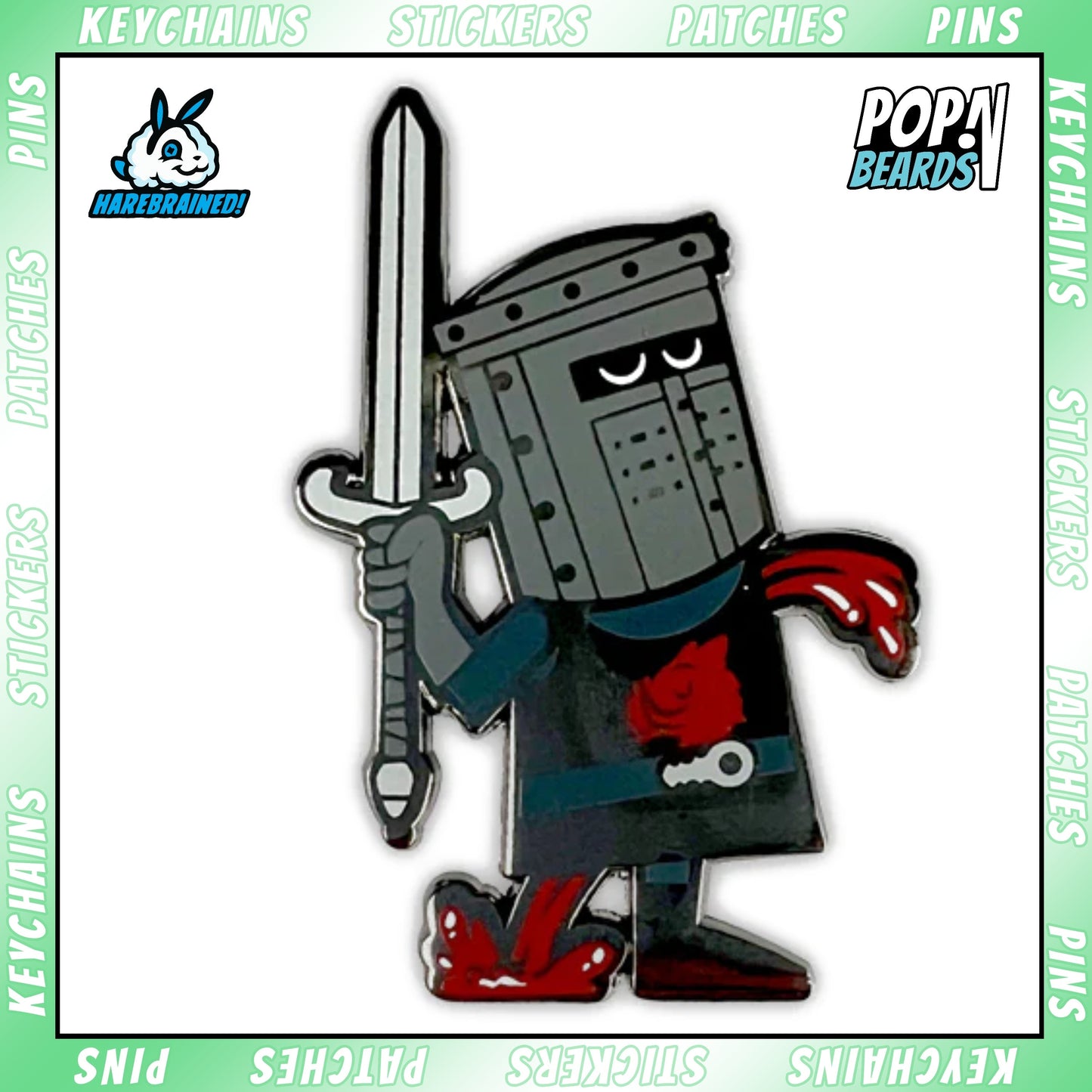 HareBrained!: Pins, Little Flesh Wound Knight