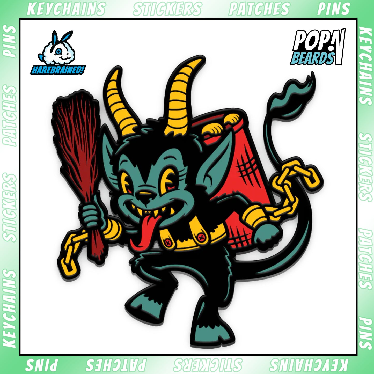 HareBrained!: Pins, Classic Krampus Exclusive