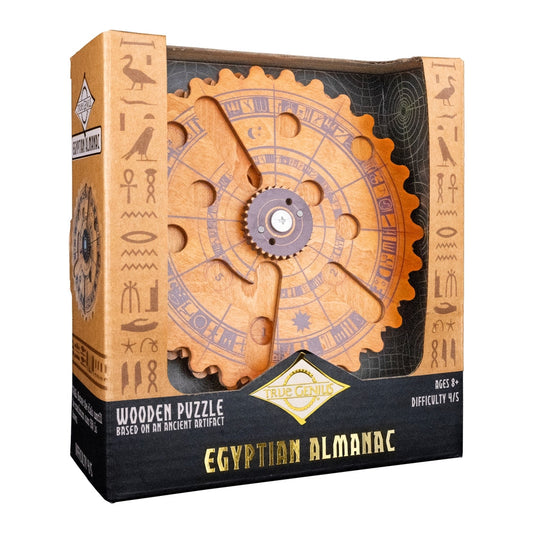Project Genius: Wooden Puzzle - Egyptian Almanac