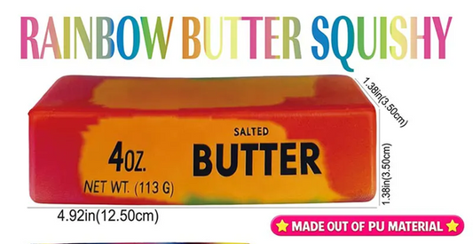 Puka Creations: Squishy Butter - Rainbow - Random Colors - Golden Apple Comics