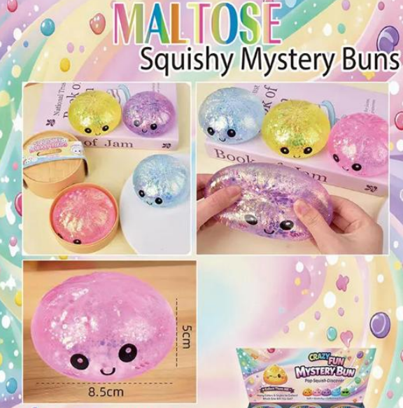 Puka Creations: Squishy Mystery Buns - Maltose - Random Colors